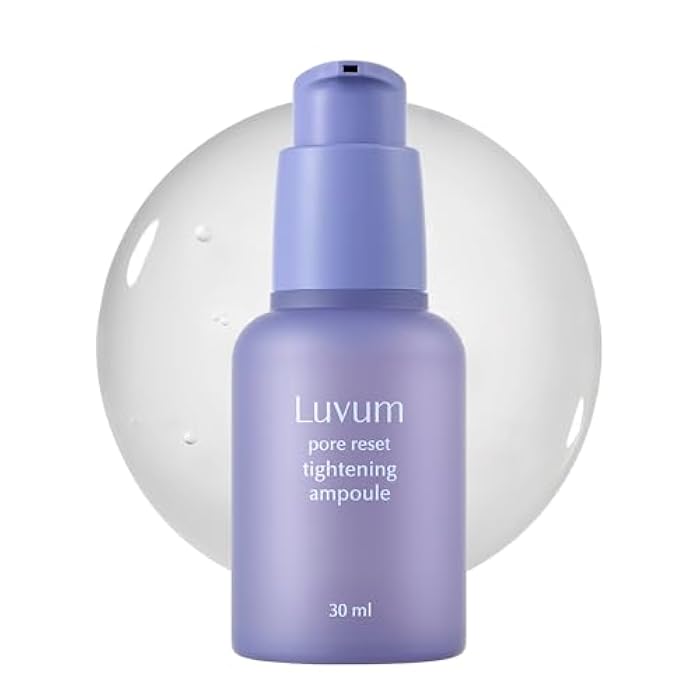 LUVUM Pore Reset Ampoule, Niacinamide Serum, PHA, Black Head Remover, 1.01 fl. oz - Image 1