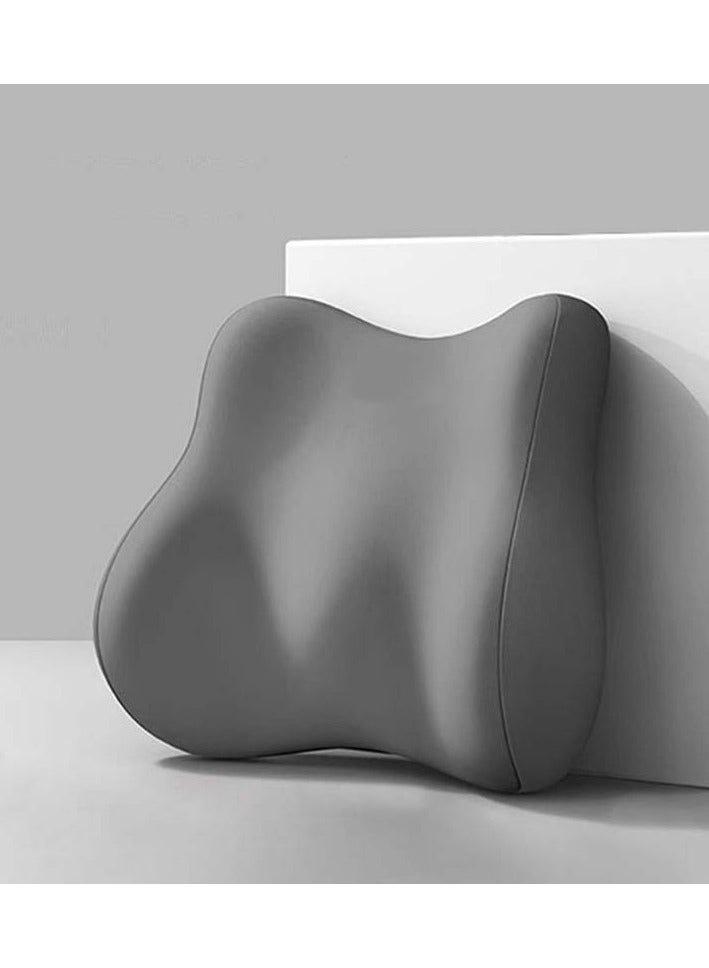 Lumbar Support Pillow for Office Chair，Memory Foam Back Support Cushion for Back Pain Relief，Back Support Pillow for Home, Office, Car Seat - Image 1
