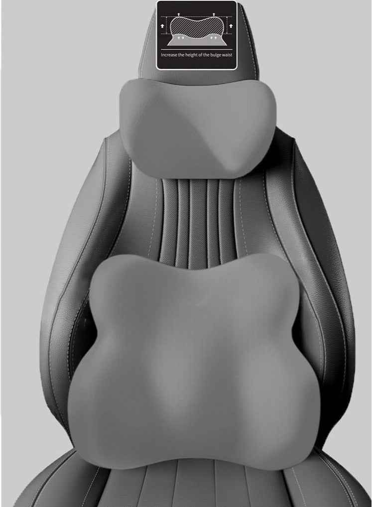 Lumbar Support Pillow for Office Chair，Memory Foam Back Support Cushion for Back Pain Relief，Back Support Pillow for Home, Office, Car Seat - Image 3