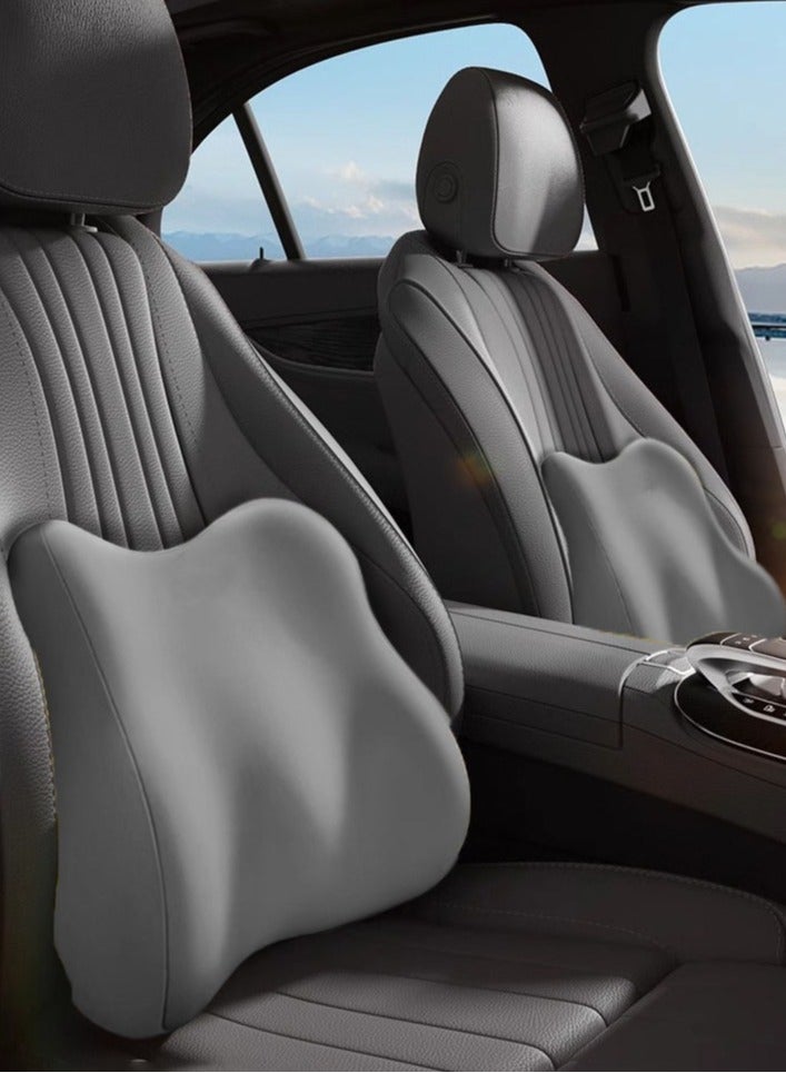 Lumbar Support Pillow for Office Chair，Memory Foam Back Support Cushion for Back Pain Relief，Back Support Pillow for Home, Office, Car Seat - Image 4