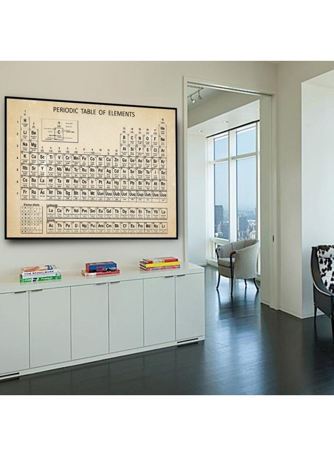 Periodic Table of Chemical Elements Display Learning Education Chart White - Image 3