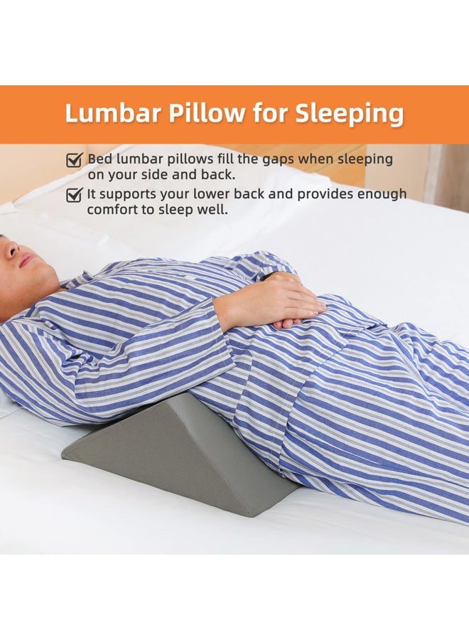 Fanwer Bed Wedges & Body Positioners (3 in 1), 40 Degree Wedges for Bed Positioning,Positioning Pillows for Elderly, Wedge Pillow for Bed Sores, Side Sleeping, After Surgery,Back Pain,Grey - Image 5