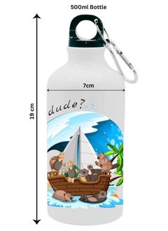 Kids Printed School and Sports Water Bottle with Carrying Clip, 500ml, What Up Dude Tidal Wave, for School, Travel, Sports, Activities, Boys, Girls - pzsku/Z2E799082DDEA83857439Z/45/_/1733072591/b2c0654b-a9ba-47c6-bcaf-cce7f1b9a02e