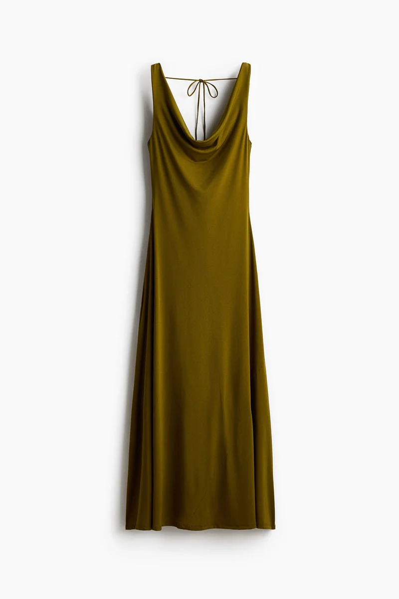Draped jersey dress