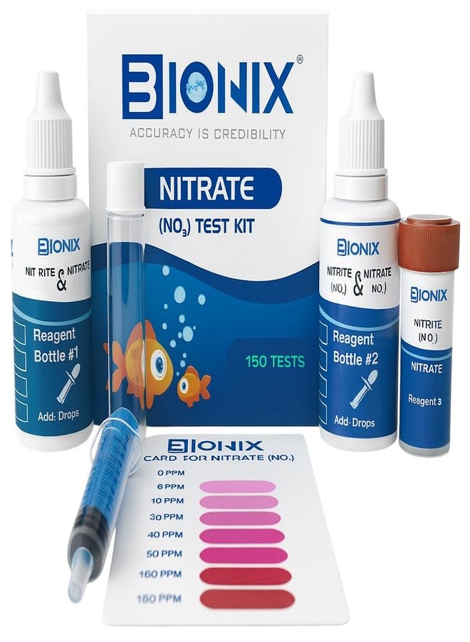 Bionix Nitrate Test Kit for Fresh & Salt Water (150 Test). - Image 1
