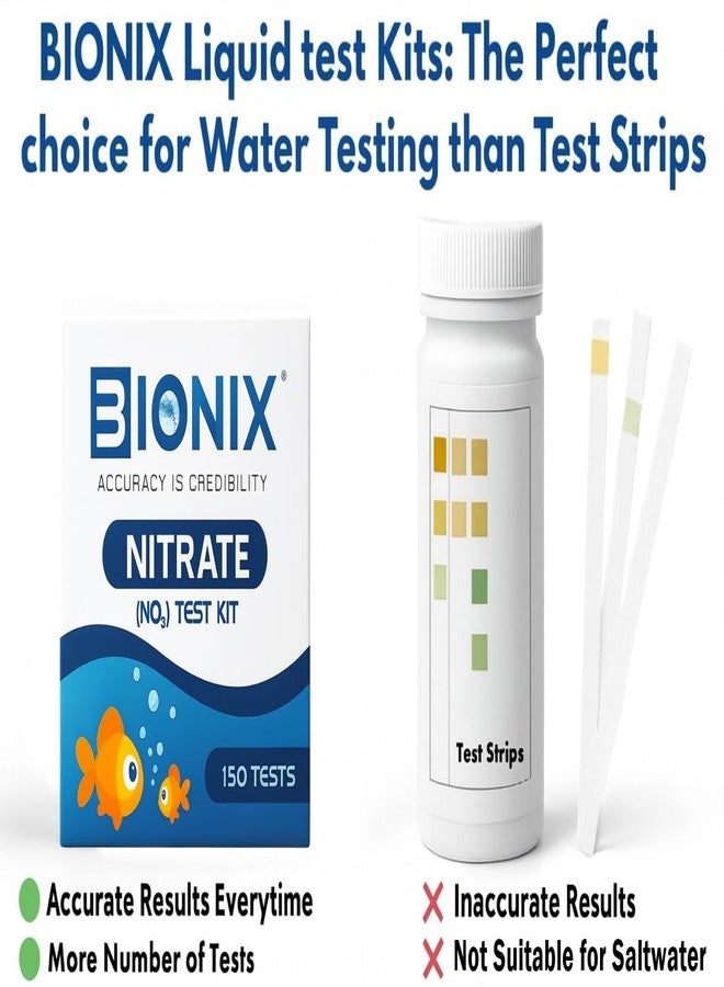 Bionix Nitrate Test Kit for Fresh & Salt Water (150 Test). - Image 3