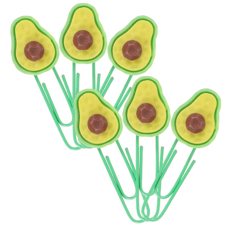Colorful Cartoon Fruit Shaped Paper Clips 3Pcs Flexible Design for School Office Supplies - Image 2