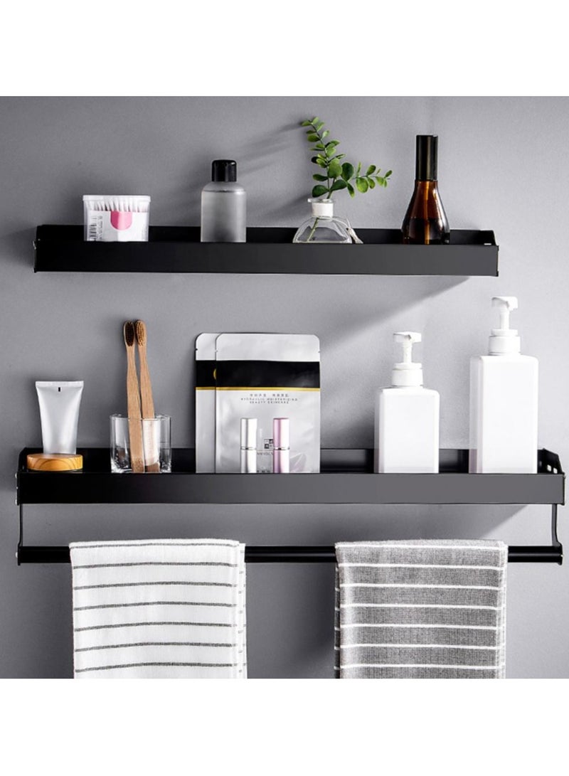 Bathroom ' kitchen 40cm rack & 50cm rack stainless steel with towel holder 