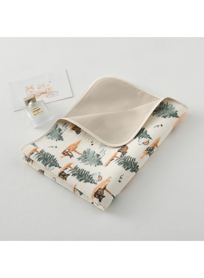 Baby Diaper Pad Washable Pure Cotton Class A Waterproof Breathable Baby Anti-urine Four Seasons Diaper Pad Aunt Period Physiological Pad