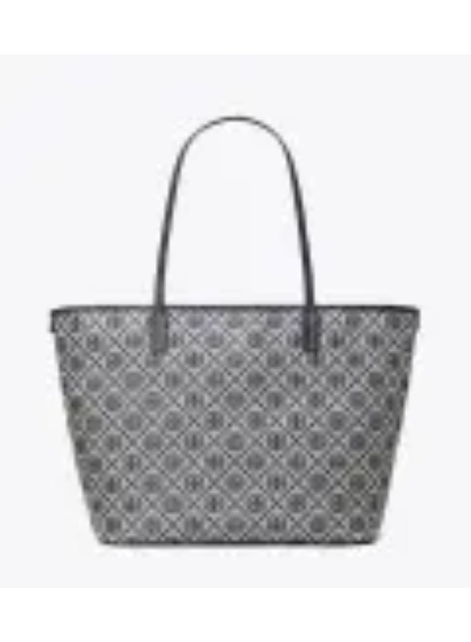 Tory T Monogram Zip Tote - Image 3