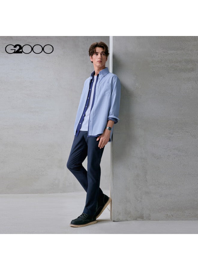 G2000 Men's Autumn Winter Cotton Stretch Skin-friendly Slim Casual Pants - Image 3