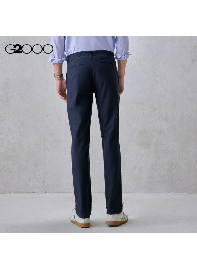 G2000 Men's Autumn Winter Cotton Stretch Skin-friendly Slim Casual Pants - Image 1