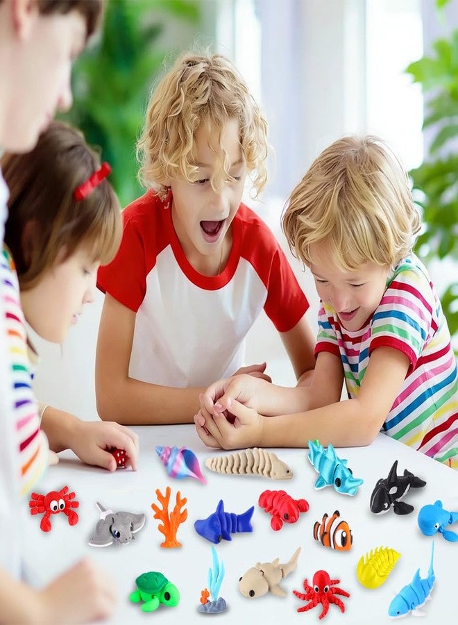 Celltestria 21Pcs 3D Ocean Printed Animals - Image 5