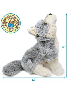 فياهارت دمية الذئب Wolcott | حيوان محشو مقاس 11 بوصة | من إنتاج Tigerhart Toys  - Image 2