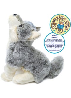 فياهارت دمية الذئب Wolcott | حيوان محشو مقاس 11 بوصة | من إنتاج Tigerhart Toys  - Image 4