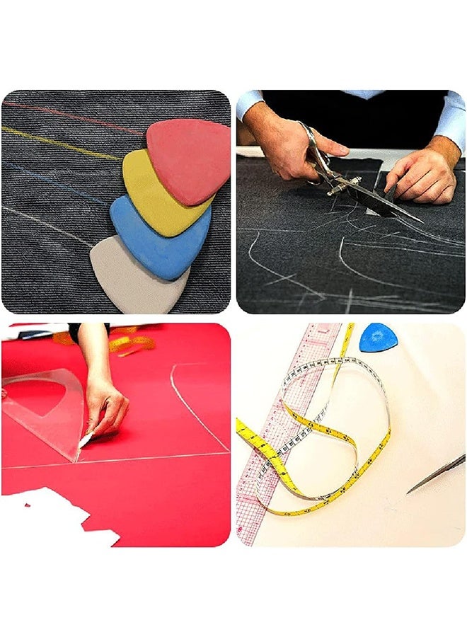 Triangle Tailors Chalk,Sewing Fabric Chalk and Fabric Markers for Quilting,Sewing Supplies Accessories (20Pcs) - Image 4