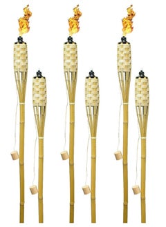 Bamboo Outdoor Camping Torches 6 Pcs Set - pzsku/Z2E7A76629CED51220758Z/45/_/1729962941/ee401013-f08f-4e04-9a18-4ee4036647db