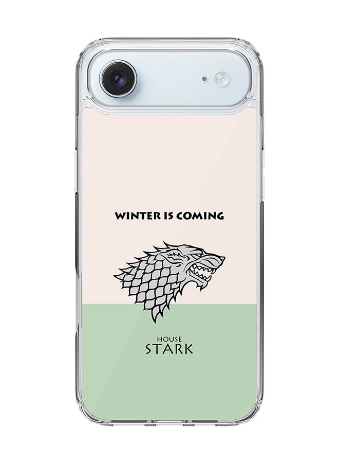 Stylizedd Classic Clear MagSafe Case for iPhone 17 Air , Hybrid Soft Case Flexible Edges Anti Drop TPU PC Gel Thin Transparent Cover [ Designed for iPhone 17 Air ] - GOT House Stark