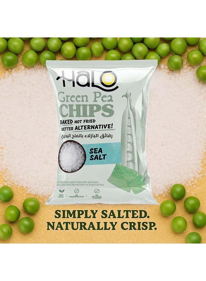 Halo Peas Vegetable Chips Sea Salt 50g - Image 4