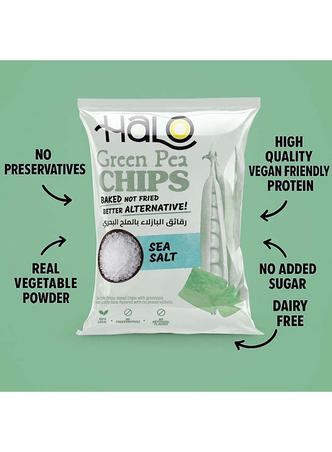 Halo Peas Vegetable Chips Sea Salt 50g - Image 3