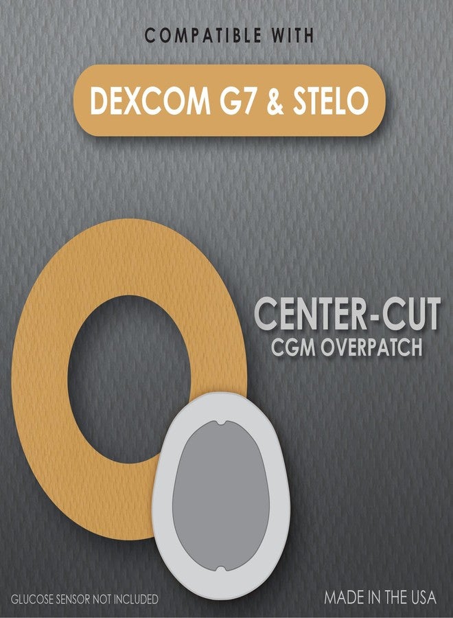كوفر غارد لاصقة CoverGuard CGM | ديكسكوم G7، ستيلو | تصميم تان بفتحة مركزية | 25 لاصقة | لاصق مقاوم للماء | مقاوم للتلف | سهلة التركيب والإزالة | صنع في الولايات المتحدة الأمريكية | حماية المستشعر - Image 2