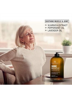 Botanic Hearth BOTANIC HEARTH Sore Muscle Massage Oil - with Arnica Montana Extract and Essential Oils - Warming and Relaxing - Soothes Tired Sore Muscles and Joints, 8 fl oz  - Image 5