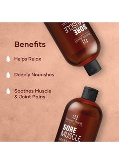 Botanic Hearth BOTANIC HEARTH Sore Muscle Massage Oil - with Arnica Montana Extract and Essential Oils - Warming and Relaxing - Soothes Tired Sore Muscles and Joints, 8 fl oz  - Image 3