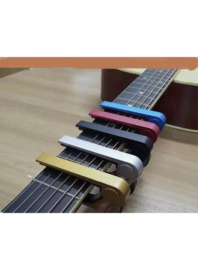 Namuai Namuai Megarya Guitar Capo, for 6 String Acoustic and Electric Guitars, Bass, Mandolin, Ukulele, Black Guitar Capo - Image 4