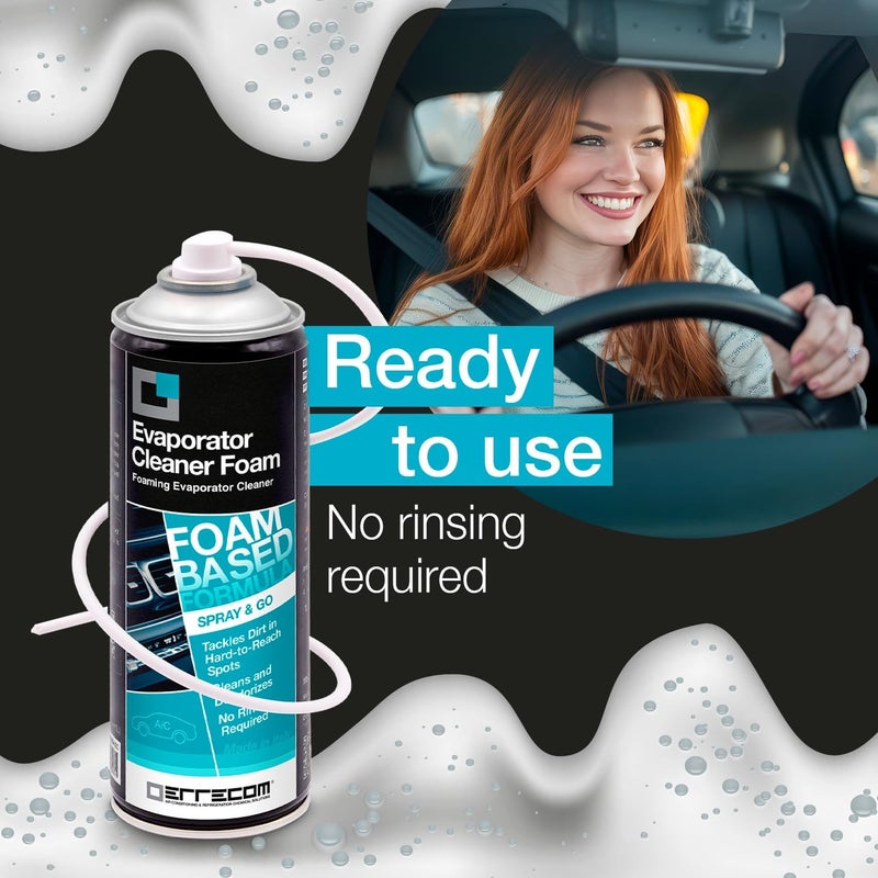 ERRECOM Total Care Purifying Treatment for Vehicle Air Conditioning Systems - 2 x 200 ml Aerosol Cans (MINT) - Image 5