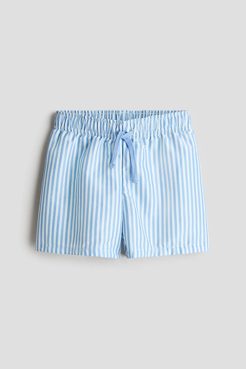 اتش اند ام شورت سباحة مزين بطبعة