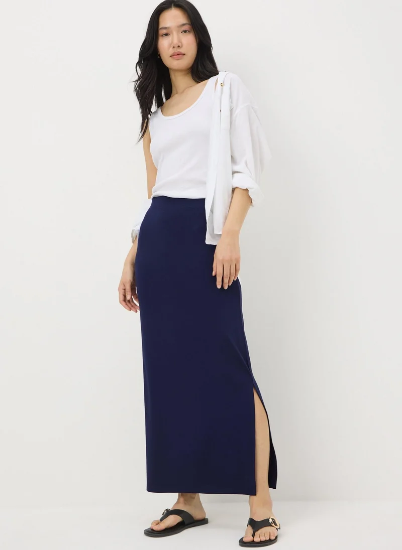 Matalan Navy Jersey Maxi Skirt