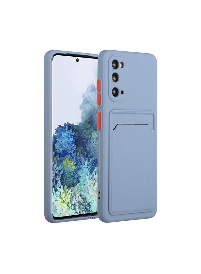 اس-توب جراب لهاتف Samsung Galaxy S20 بتصميم فتحة بطاقة، جراب واقٍ مقاوم للصدمات مصنوع من مادة TPU - Image 1