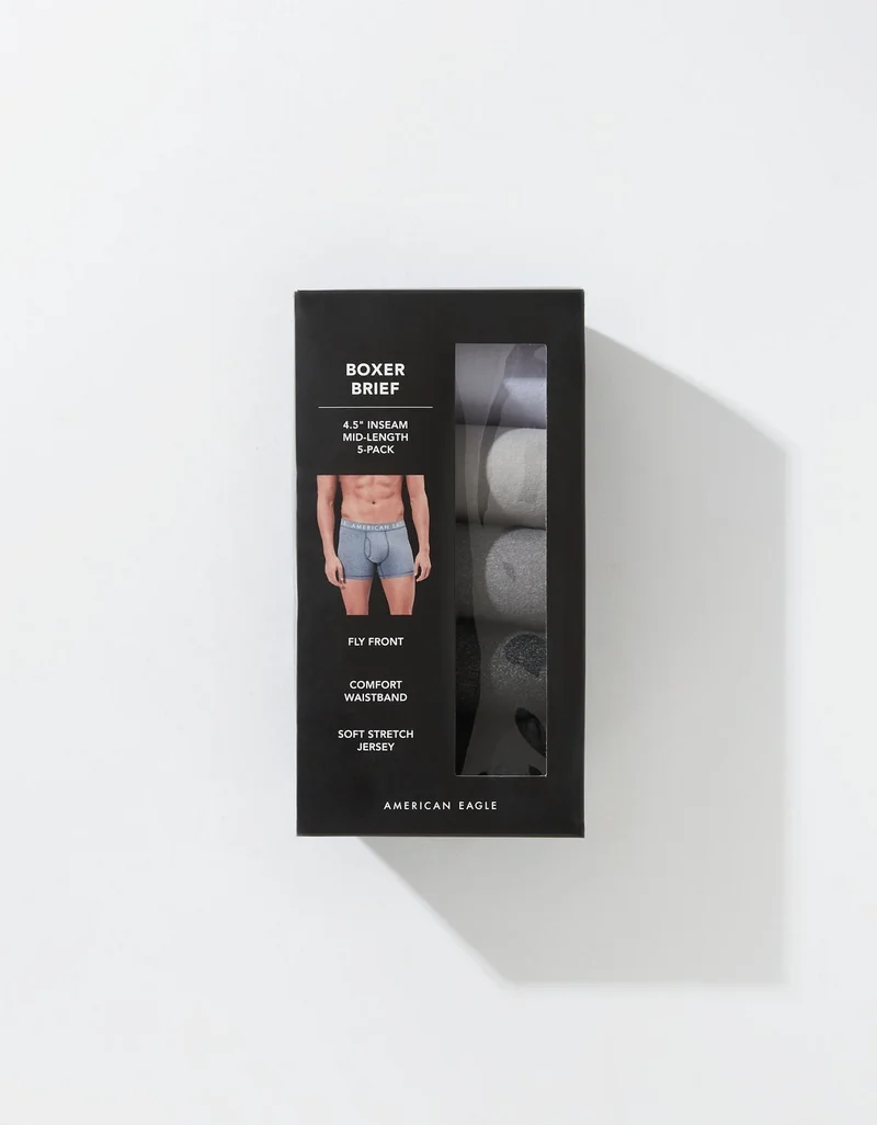 American Eagle AE 4.5" Classic Boxer Brief 5-Pack
