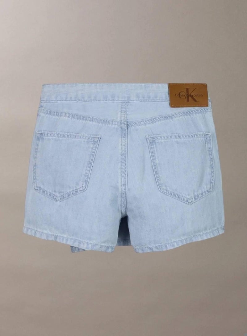 كالفن كلاين جينز شورت بنمط تنورة من الجينز - Image 5