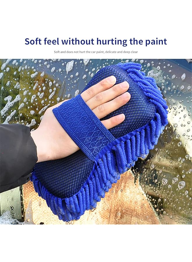 شواي كتلة إسفنجية كبيرة لغسيل السيارات، قفازات فائقة النقاء لمنع التلوث، أداة تنظيف السيارات، مستلزمات السيارات - Image 3
