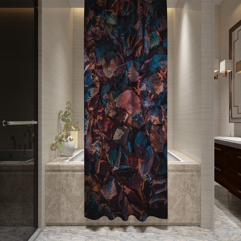 FING Bath Shower Curtain,Bathroom Curtain with Hook,Designer Shower Curtain for Bathroom,Bathtub, Decoration Modern Decorative Bathroom Curtains (Design_19) - Image 2
