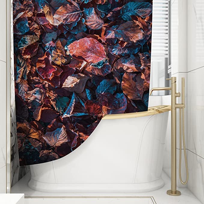 FING Bath Shower Curtain,Bathroom Curtain with Hook,Designer Shower Curtain for Bathroom,Bathtub, Decoration Modern Decorative Bathroom Curtains (Design_19) - Image 1