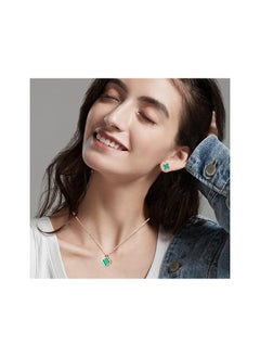 MIRFA Four Leaf Clover Jewellery Set (Green)  - Image 4