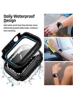 Generic Applicable To For Apple Watch Waterproof Case Protective Cover For Apple Watch Ultra Tempered Case Film Integrated S8/7/6-Color:Original Machine Color [two-in-one Waterproof Shell]]-Exterior Dimension:49MM  - Image 4