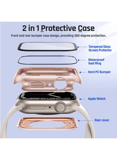 Generic Applicable To For Apple Watch Waterproof Case Protective Cover For Apple Watch Ultra Tempered Case Film Integrated S8/7/6-Color:Original Machine Color [two-in-one Waterproof Shell]]-Exterior Dimension:49MM  - Image 5