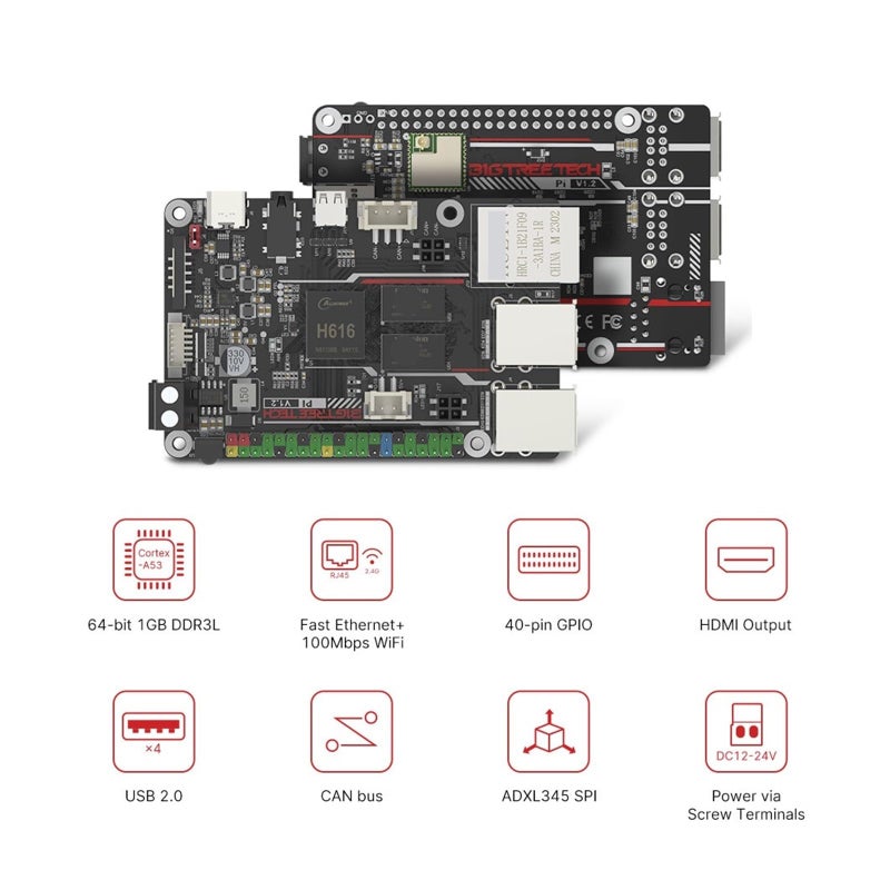 Orange Pi 64 Bit Quad Core Cortex A53 Board Computer Compatible with Klipper 3D Printer - Image 4