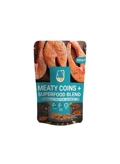 Meaty Coins Salmon Adult - 80 Grams