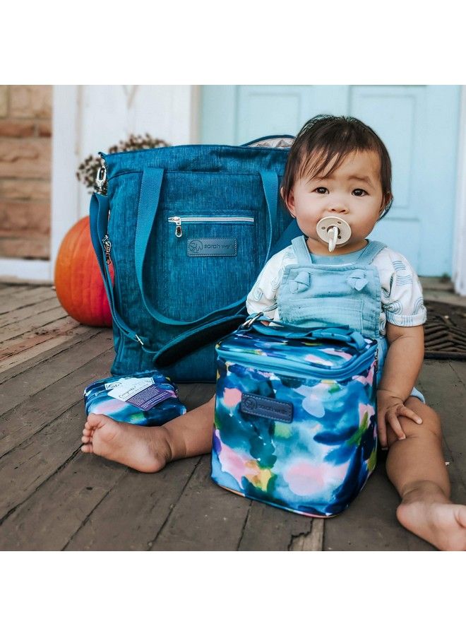 Sarah Wells Cold Gold Breastmilk Cooler With Ice Pack (Aquarelle)  - Image 4