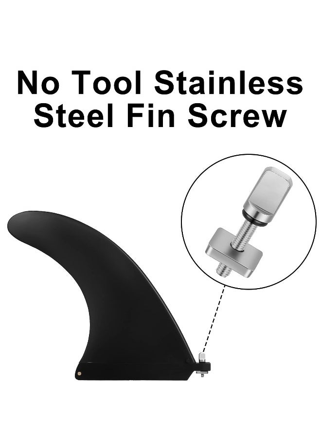 Generic No Tool Stainless Steel Fin Screw, 6 Pieces Surfing Accessories  Thumb Fin Screw for Men Women Surfboard Surf Longboard Paddleboard and SUP  - Image 2