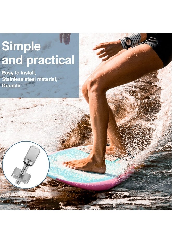 Generic No Tool Stainless Steel Fin Screw, 6 Pieces Surfing Accessories  Thumb Fin Screw for Men Women Surfboard Surf Longboard Paddleboard and SUP  - Image 5