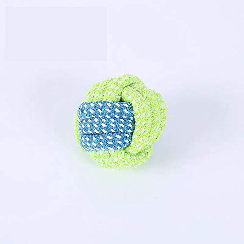 Sunglow Dog Toy Interactive Chewing Rope Ball Toys Natural Cotton Washable Durable Tug of War for Small Medium Dogs Puppies Training Playing Teeth Cleaning (Drop Ball) - Image 4