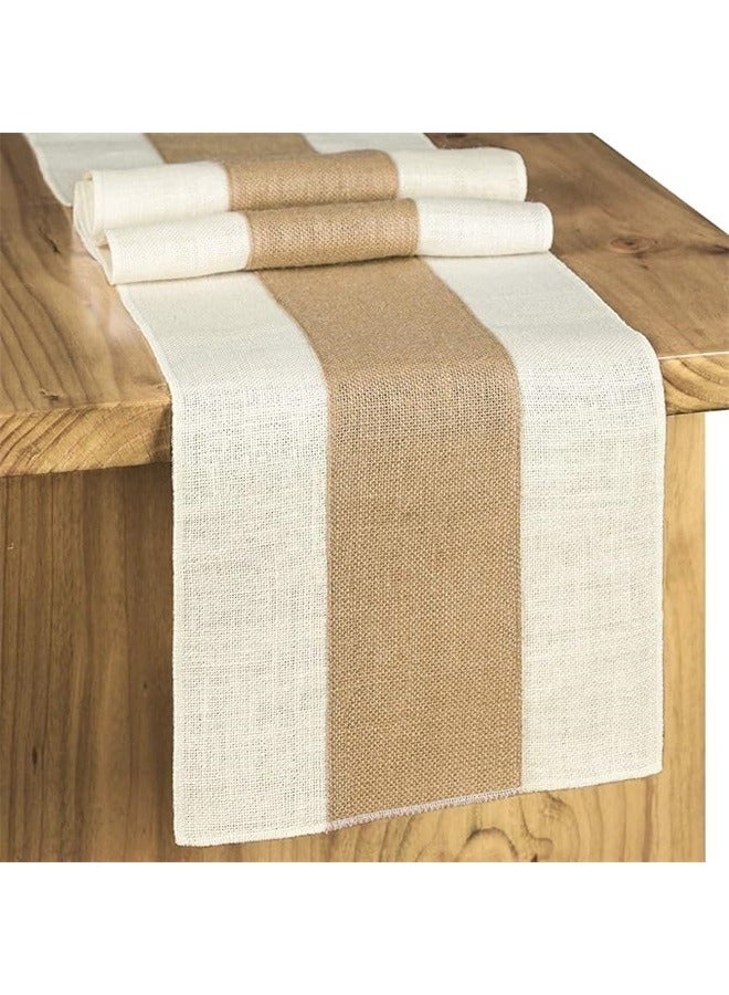 طاولة عداء 30 × 183 سم مزرعة الطاولة الجدول الجوت - Image 2