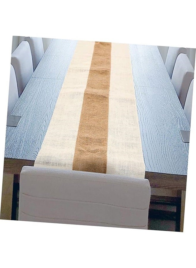 طاولة عداء 30 × 183 سم مزرعة الطاولة الجدول الجوت - Image 3