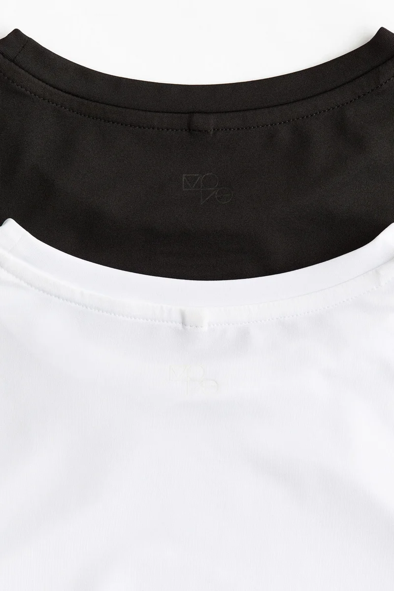 H&M 2-pack long-sleeved sports tops with DryMove™