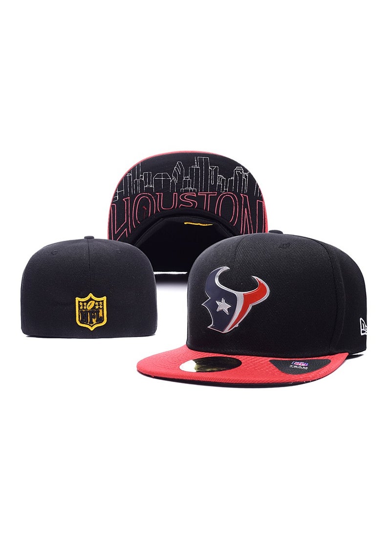 NEW ERA 3D Embroidered Fitted Baseball Team Cap with Closed Back for Sun Protection-56.8cm